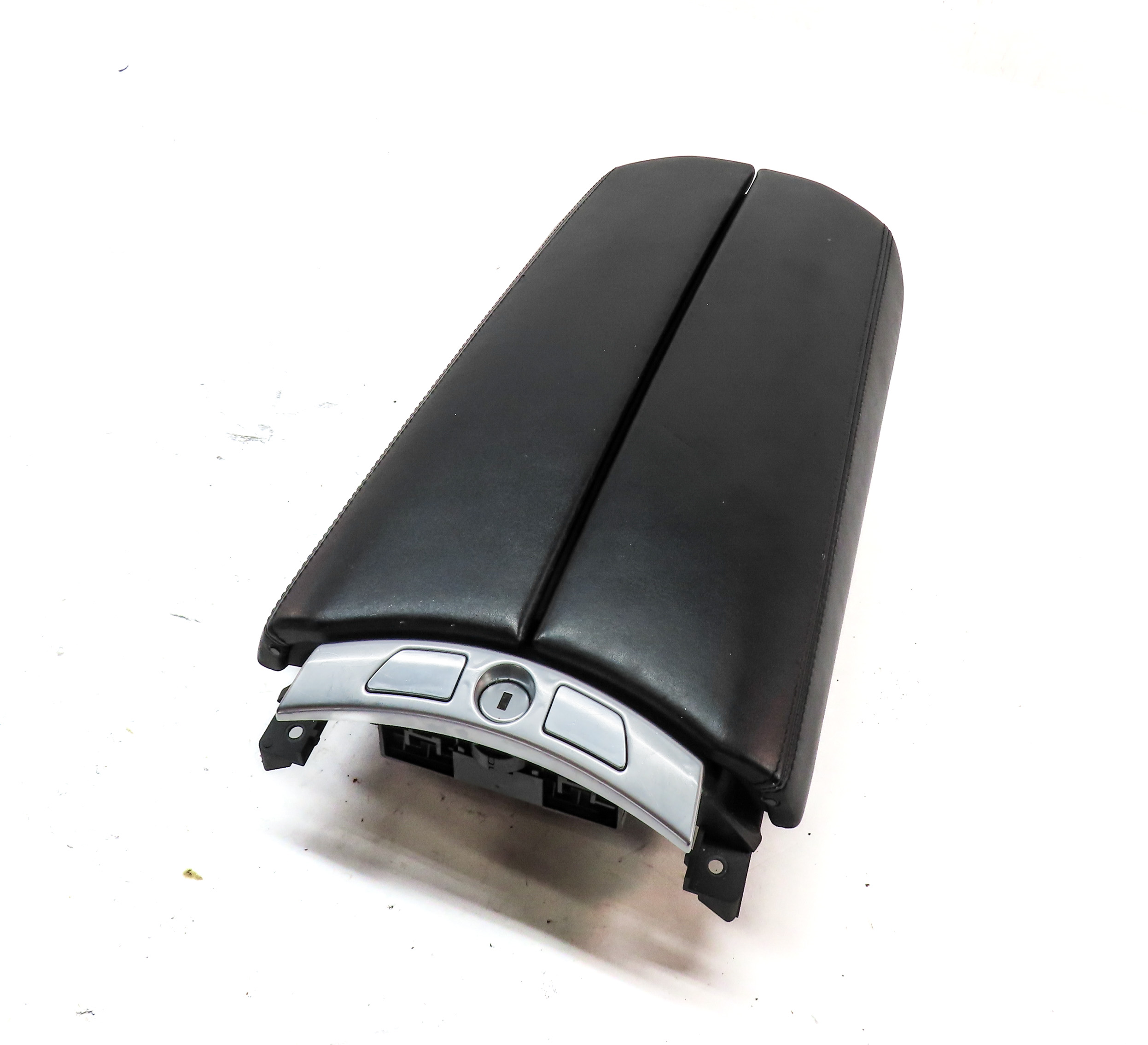 09-15 BMW 740i 750i 760i B7 (F01) CENTER CONSOLE ARM REST COMPARTMENT (Black) — exact item pictured